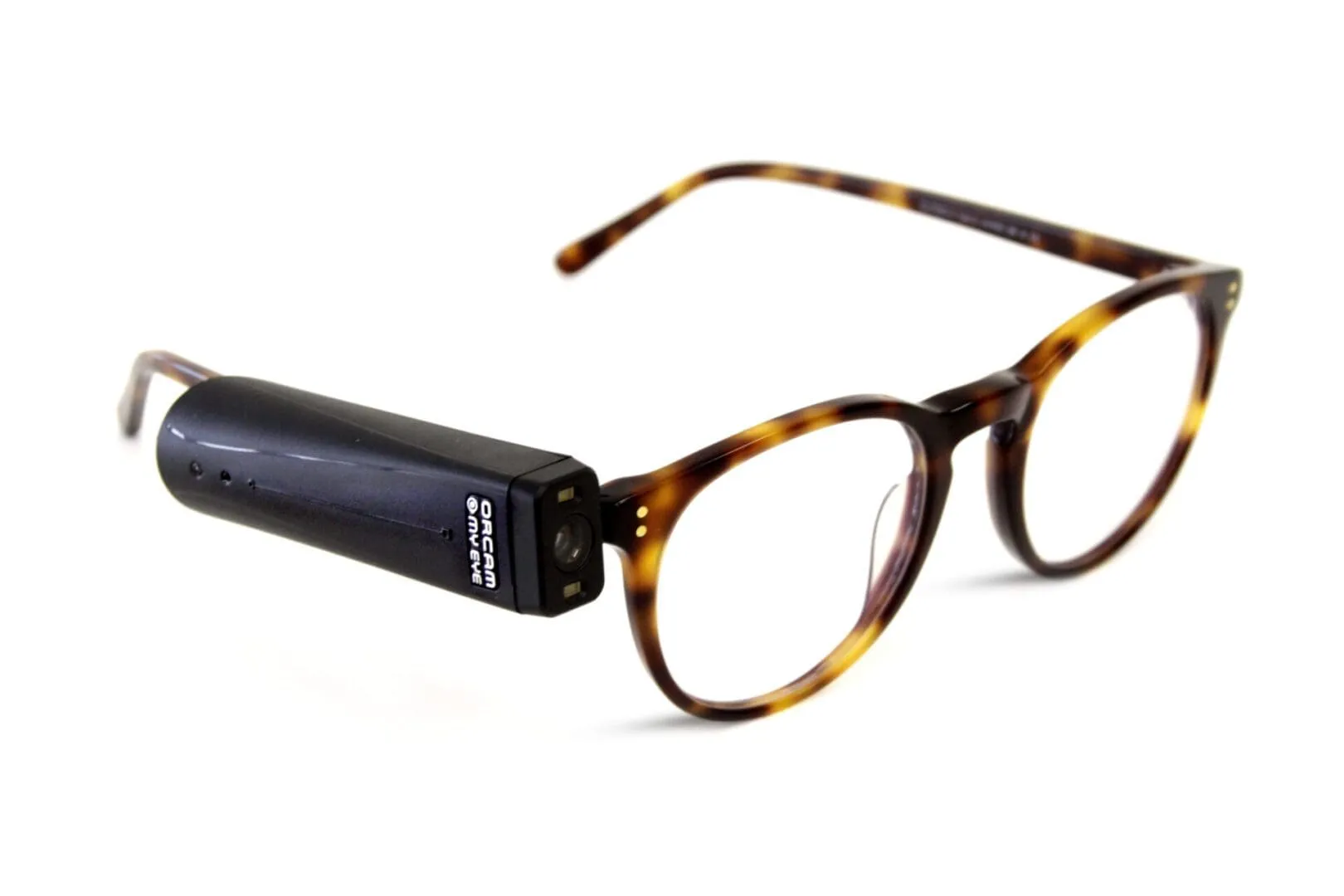 Glasses equipped with side camera